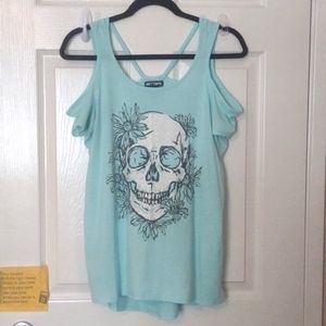 Hot Topic cold shoulder shirt